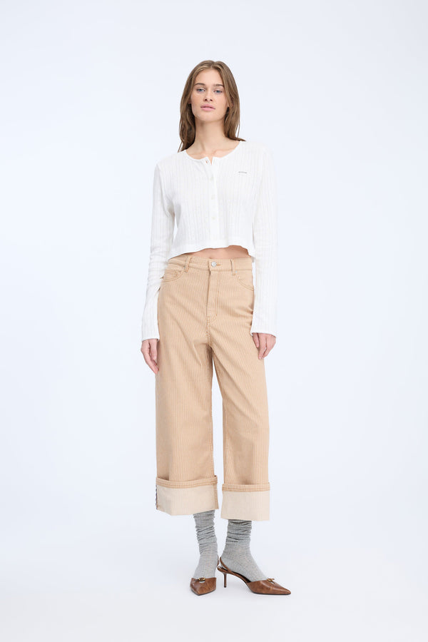 NAVONA - STRIPE CAMEL